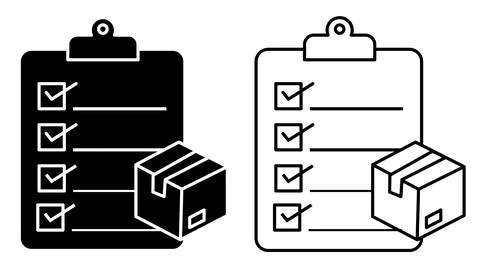 Material Planning icon. Inventory Management sign. Warehouse tracking symbol. Stock Illustration