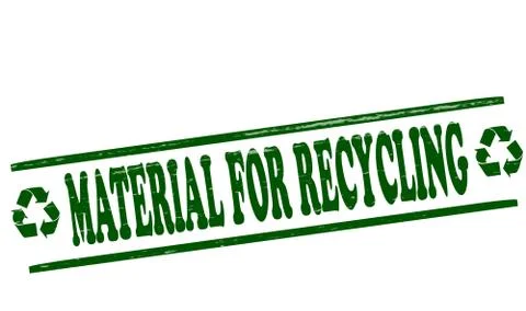 Material for recycling Stock Illustration
