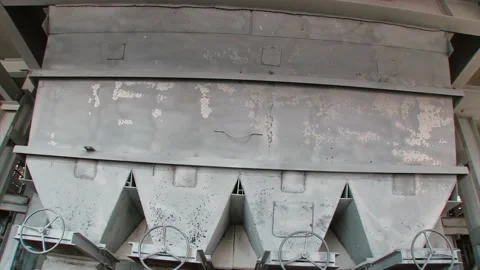 Material recysling processing tool machine, industry Stock Footage 91333600