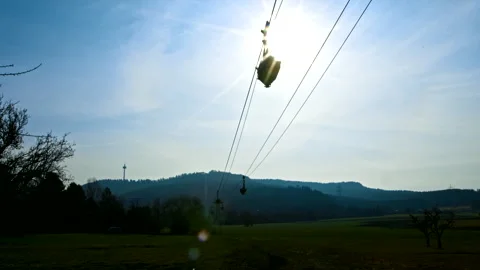 Material ropeway Stock Footage 311523867