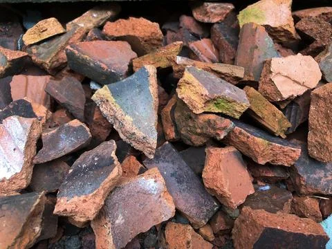 Material Ruin Pile Pattern Orange Stock Photos