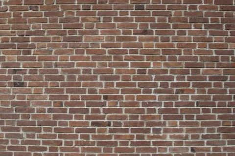 Material texture of red brick wall Stock Photos