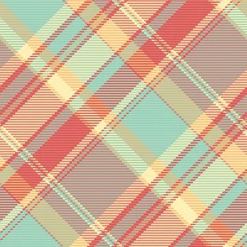 Material vector textile background, 1960s tartan pattern check. Panel fabri.. Stock Illustration