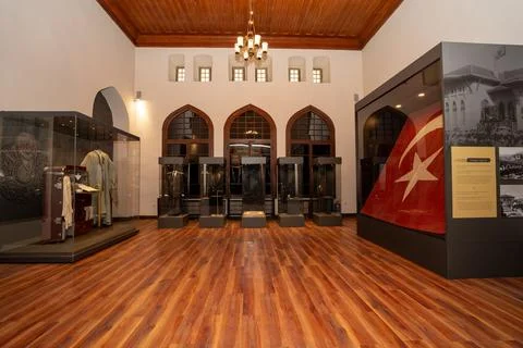 Materials on display at the War of Independence Museum. Stock Photos