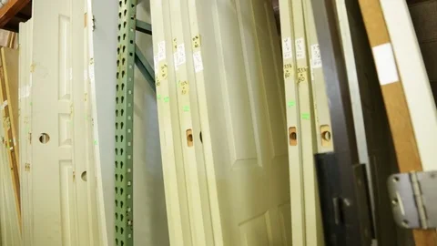 Materials of door Stock Footage 105442711