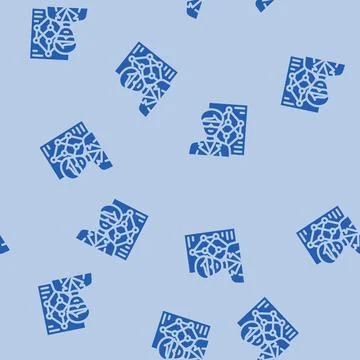 Materials engineer technology glyph vector seamless pattern Stock Illustration