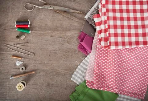 Materials handwork Stock Photos