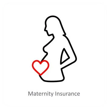 Maternity insurance Stock Illustration