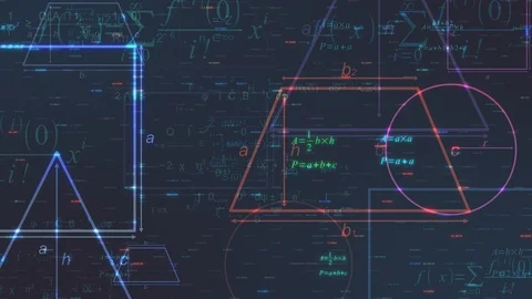 Math and geometry concept Stock Footage 105318201