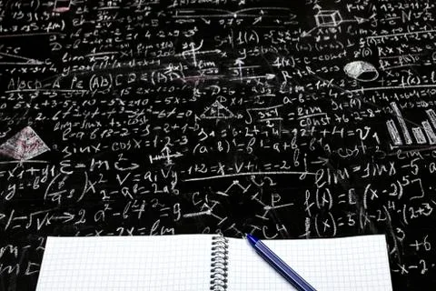Math and physics examples Stock Photos