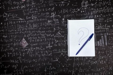 Math and physics examples Stock Photos