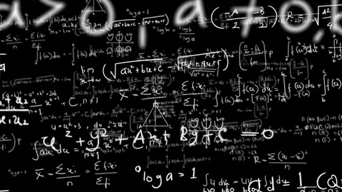 Math and physics formula animation with handwriting style, animated mathematical Видео 301934808