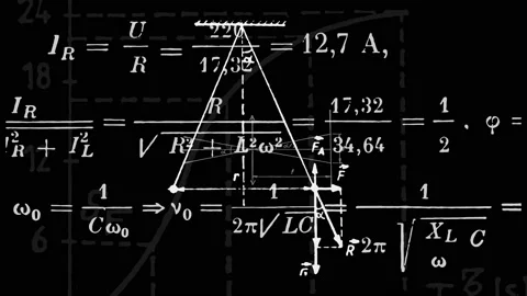 Math and Physics Science Motion Background	 Stock Footage 147222016