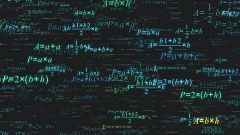 Math and research concept Stock Illustration