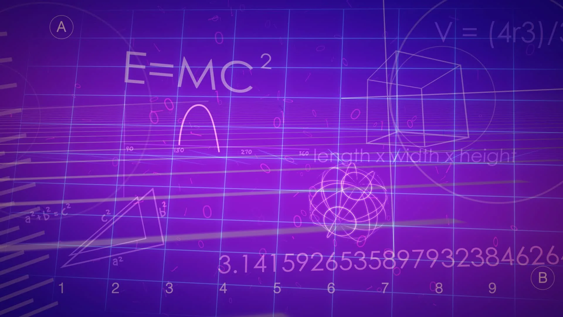 Math Background | Stock Video | Pond5