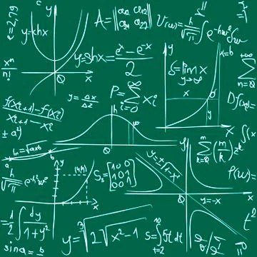 Math Background Illustrazione stock