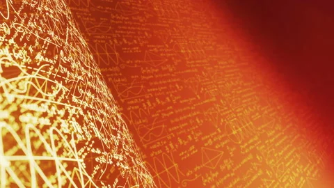 Math Background Loop Stock Footage 119819592