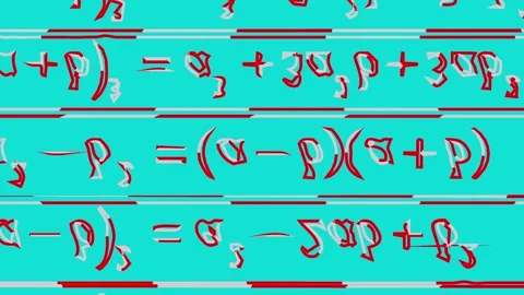 Math background video. Stock Footage 307551920