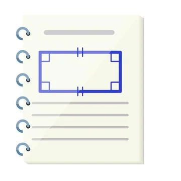 Math book concept Stock Illustration