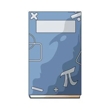Math book illustration Stock Illustration