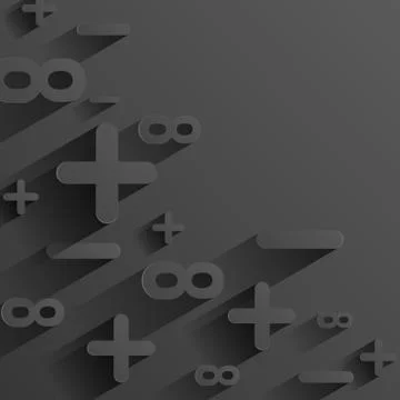 Math Calcul Symbols Stock Illustration