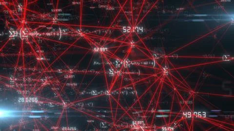 Math calculations and equation formula of mathematics in school study  Stock Illustration