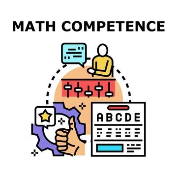 Math competence developing and learning process Иллюстрация