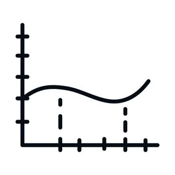 Math education school science algebra graph lesson line and style icon 스톡 일러스트