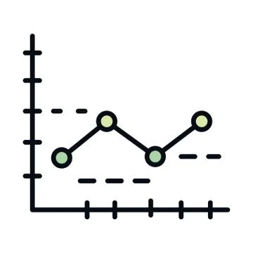 Math education school science algebra analysis diagram line and fill style icon イラスト素材