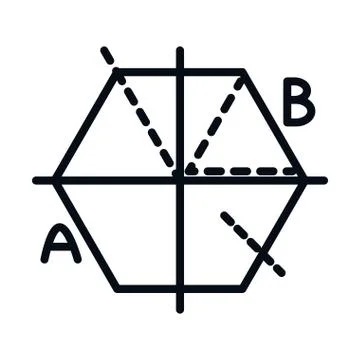 Math education school science algebra graph line and style icon 스톡 일러스트