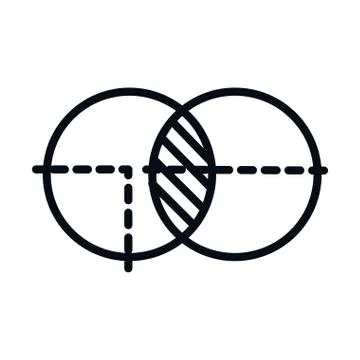 Math education school science geometric figures drawing line and style icon Stock Illustration