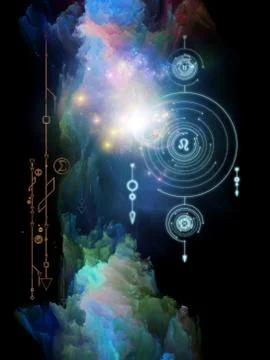 Math of Ego. Stock Illustration