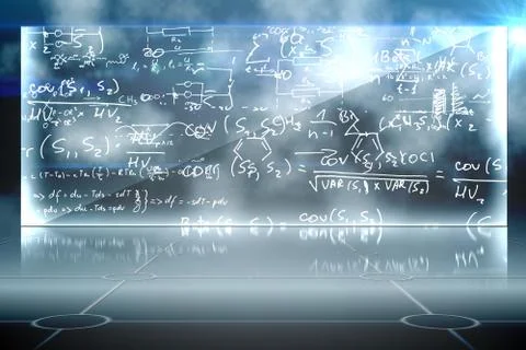 Math equation background Stock Illustration