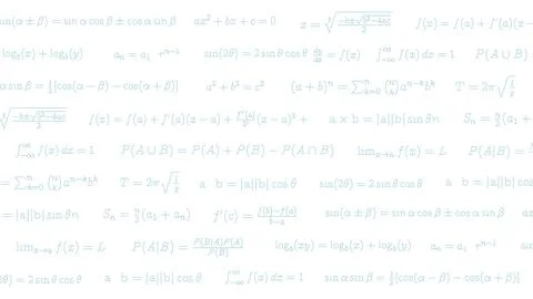 Math equation background 스톡 일러스트