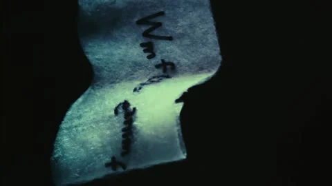 Math Equation Dissolves in Water Stock Footage 300892616