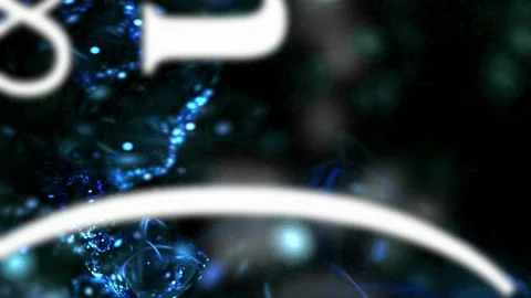 Math equations flying and disappearing in distance Stock Footage 91162220