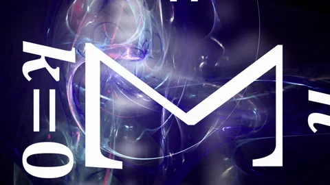 Math equations flying and disappearing in distance Stock Footage 91162240