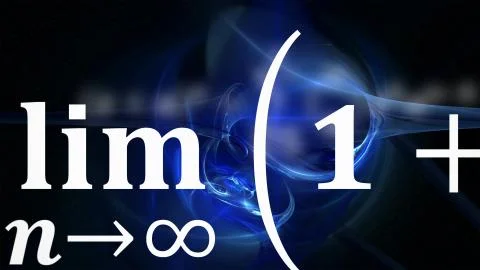 Math equations flying and disappearing in distance Stock Illustration