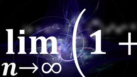 Math equations flying and disappearing in distance Illustrazione stock