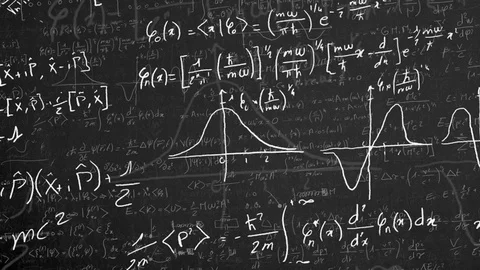 Math Equations Video stock 124871825