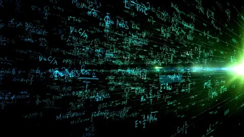 Math equations, formulas, Science, Chemistry Equations Vídeos de archivo 277205913