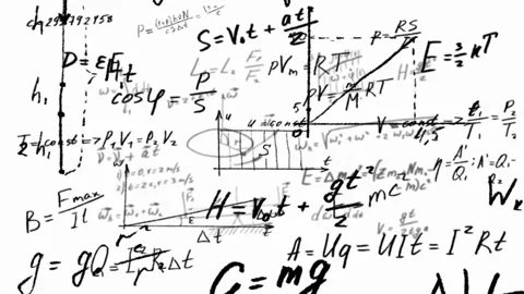 Math equations, formulas, Science, Chemistry Equations Stock Footage 277207745