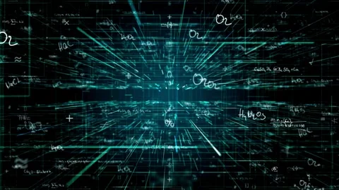 Math equations, formulas, Science, Chemistry Equations Vídeo Stock 277208657