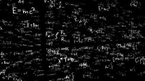Math equations, formulas, Science, Chemistry Equations Video stock 277208795