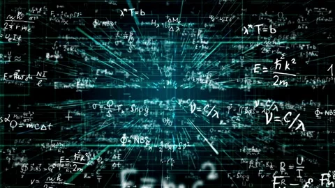 Math equations, formulas, Science, Chemistry Equations Video stock 277210026