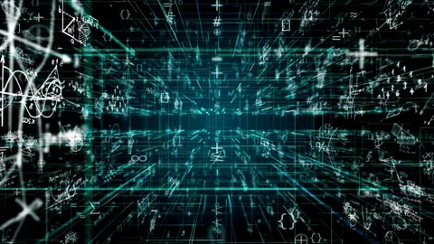 Math equations, formulas, Science, Chemistry Equations Video stock 277210205