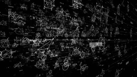Math equations, formulas, Science, Chemistry Equations 스톡 동영상 277210253