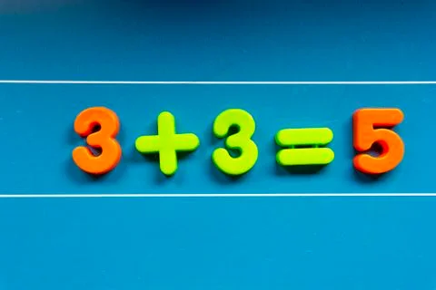 Math exam: rejected Stock Photos