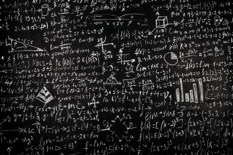 Math examples Stock Photos