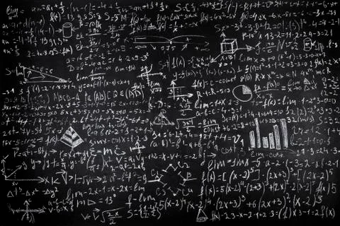 Math examples Stock Photos